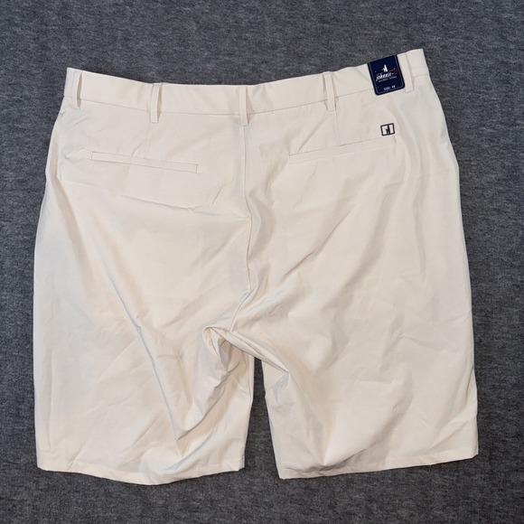 Johnnie-O Men Mulligan Performance Woven Short Golf Chino Stone Beige Sz 40 NEW - Picture 8 of 10